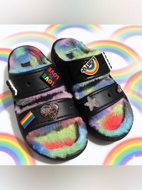 Crocs Classic Cozzzy Spray Dye Sandal